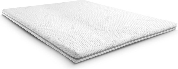 Supportho premium cold foam topper 200 x 200 cm H3, altezza 9 cm, grado di durezza H3 con rivestimento antibatterico