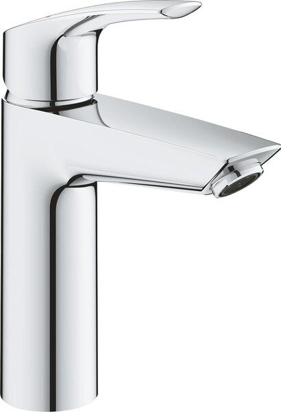 Grohe Eurosmart mitigeur monocommandé pour lavabo, M-Size, saillie 121mm, sans garniture de vidage, 23324003, 23324003