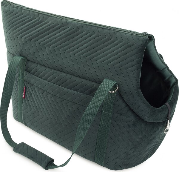 Borsa per cani Borsa da trasporto per cani Gatti Borsa da trasporto Nuovo velluto verde L