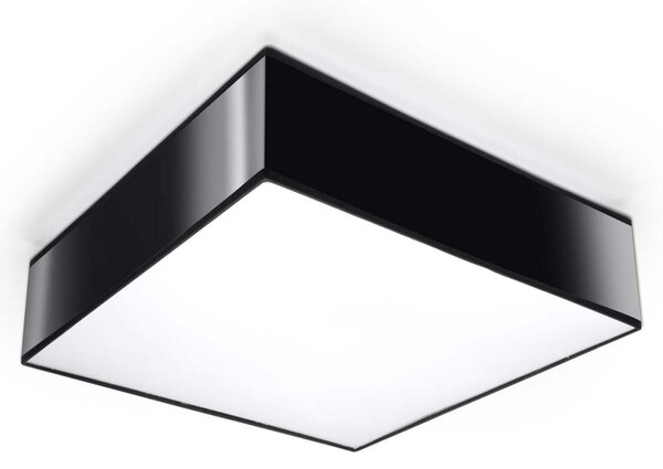 Lampada da soffitto HORUS 35 nero 2xE27 15W PVC 11x35x35cm Sollux Lighting