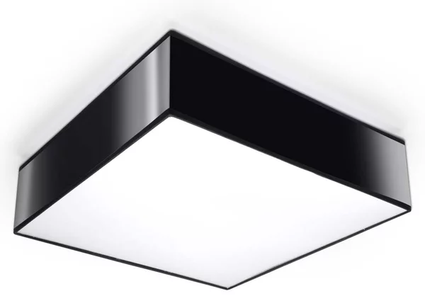 Lampada da soffitto HORUS 35 nero 2xE27 15W PVC 11x35x35cm Sollux Lighting