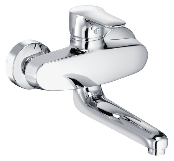 Miscelatore monocomando per lavello Kludi Objekta, compreso beccuccio, cromato, 1 pz