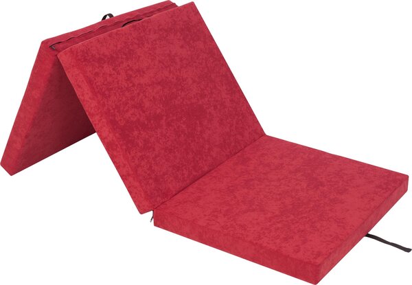 Materasso pieghevole "BEN" - 195×80×8 cm - pieghevole, rivestimento lavabile, tessuto Aloba, come letto per gli ospiti, tappetino da allenamento o pouf | PillowPrim