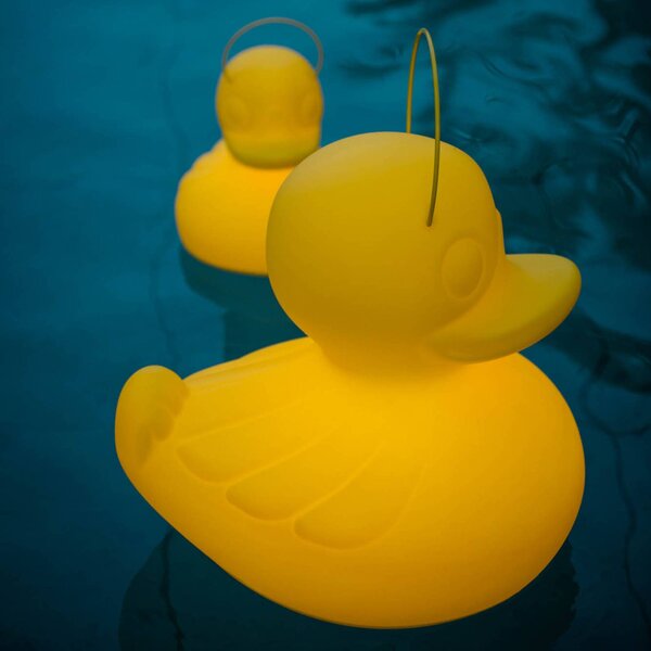 Goodnight Light Lampada di design a LED DUCK-DUCK XL per esterni, colore giallo DUCK-DUCK, dimmerabile, Giallo / Arancione, Plastica, Design