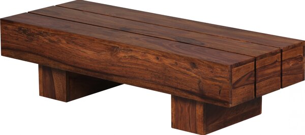 Wohnling Tavolino in Sheesham massiccio 120 x 45 x 30 cm in legno massiccio; WL1.325