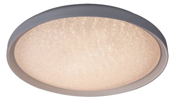 Plafoniera LED Esme in metallo plastica bianca Ø51cm con interruttore temperatura colore regolabile