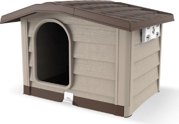 Bama Pet Cuccia Hondenhok 89x75x62 cm Beige/Taupe