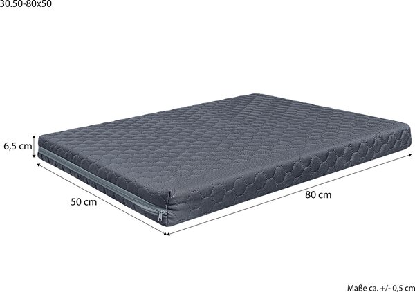 Materasso e cuscino Cuscino grigio per cucce per cani varie misure V-30.50-6080x50