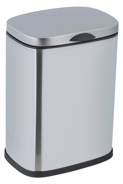 Cestino per la spazzatura color argento opaco in acciaio inox da parete 3 l Sare – Wenko