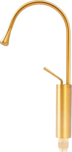 Rubinetto da bagno - Rubinetto da lavabo - Orientabile a 360° - Ottone massiccio - Montaggio a pavimento - Incl. 2 tubi di collegamento - Oro