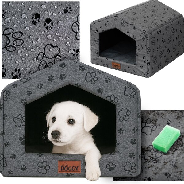 Cuccia per cani per casa R1 - 45x51x30 cm - Morbida cuccia con cuscino - Lavabile e impermeabile | Pillowprim