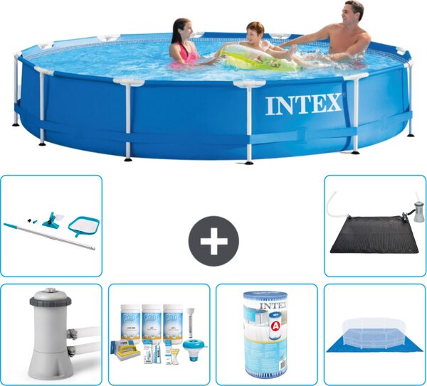 Piscina fuori terra a struttura - 366x76 cm - 7 pezzi - Modello S41762