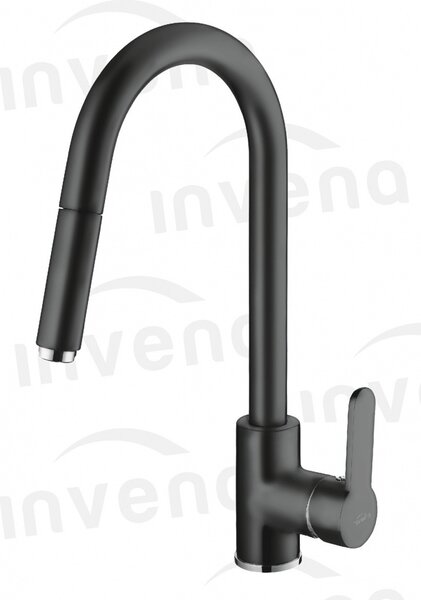 Miscelatore per lavello ELIA, bocca estraibile, nero (BZ-89-W04-C)