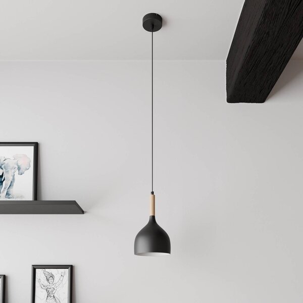 Lampada a sospensione Noak Luminex, dimmerabile, Nero, Soggiorno / Sala da pranzo, Metallo, Moderno, Lampada a sospensione