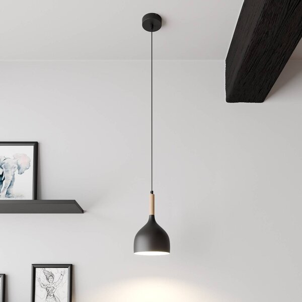 Lampada a sospensione Noak Luminex, dimmerabile, Nero, Soggiorno / Sala da pranzo, Metallo, Moderno, Lampada a sospensione