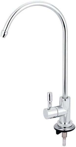 Miscelatore per cucina - Ottone zincato - Sistema di osmosi inversa - 1 pezzo - Cromato