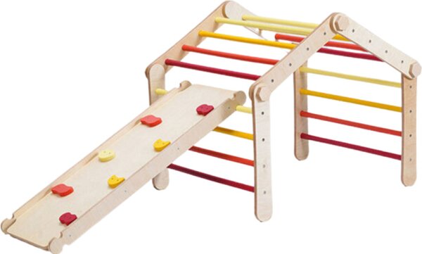 Telaio montessoriano per arrampicata - colorato