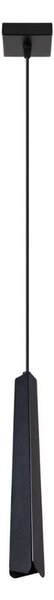 Lampada a sospensione PRYSM 1 nero 1xG9 8W acciaio 120x8x8cm Sollux Lighting