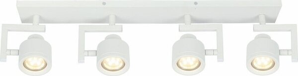 Faretto da soffitto a 4 punti bianco orientabile Alenis 2 4xGU10 50W REA823314-01 Reality