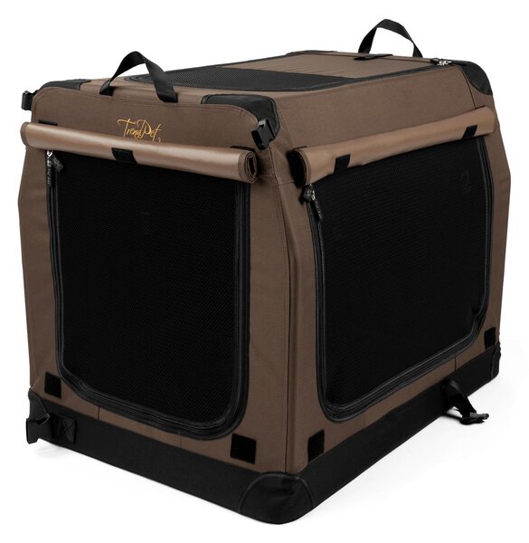 TrendPet Box pieghevole per cani TPX-Pro 75 Marrone