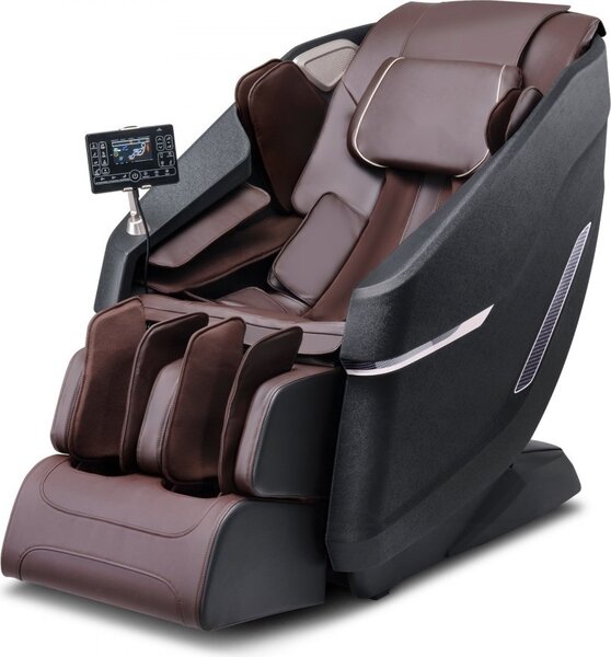 Poltrona massaggiante con guida flessibile SL - massaggiatore Shiatsu 3D per tutto il corpo - gravità zero - da 10 a 18 modalità automatiche - riscaldamento - altoparlante Bluetooth - cuscino d'aria e touchscreen 160 kg