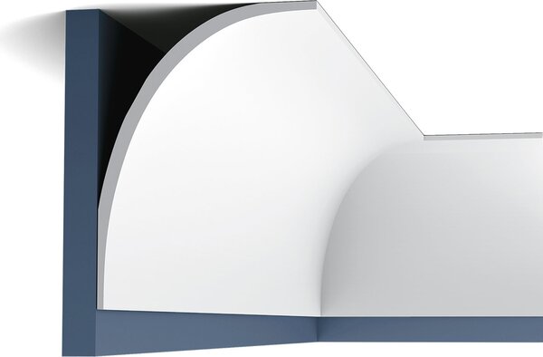 Orac Decor C990 Luxxus Profilo di alta qualità Modanatura decorativa Profilo in stucco Modanatura angolare per cornici a soffitto | 2 metri
