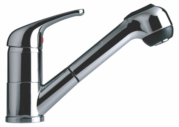Rubinetto Cucina Miscelatore Monocomando Doccetta Estraibile Apell AP20CR Cromato