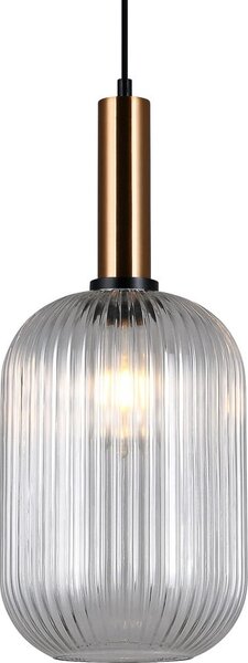 Italux Antiola, lampada a sospensione moderna in ottone PND-5588-1L-BRO+CL