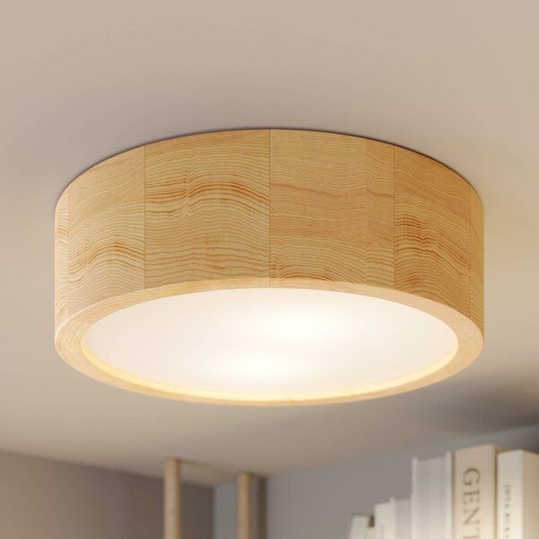 Plafoniera soffitto Cleo TEMAR LIGHTING, dimmerabile, Legno chiaro, Soggiorno / Sala da pranzo, Moderno, Plafoniera