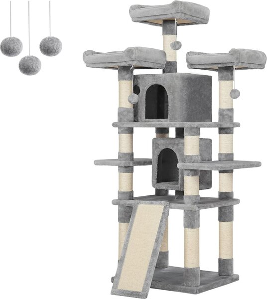 Tiragraffi FEANDREA, tiragraffi grande, 172 cm, grigio chiaro