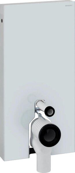 Geberit Monolith WC101 WC a pavimento vetro bianco, 1 pz