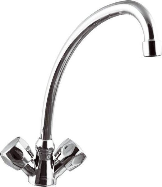 Rubinetto Per Lavabo A Muro Con Boccaletto Estendibile - H/Bz-11-Fos
