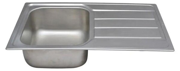 Lavello in acciaio inox Pyramis Athena 79x50 1B1D