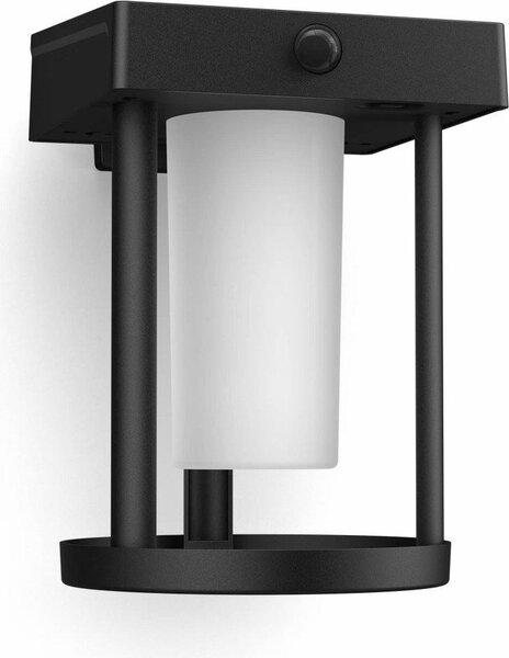 Applique solare a LED Philips 8720169263895 Camill IP44 250 lm 3000 K con sensore di movimento nero