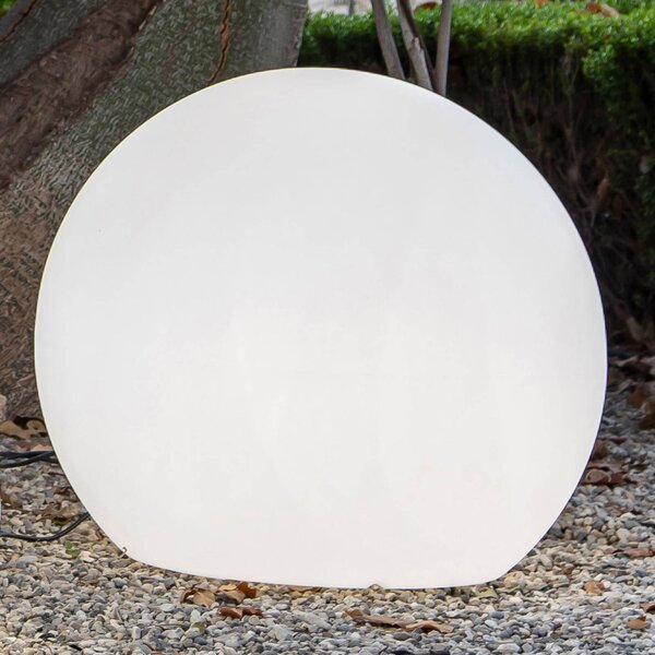 Newgarden Lampada solare Buly, dimmerabile, Bianco / Opale, Plastica, Moderno, Lampada solare