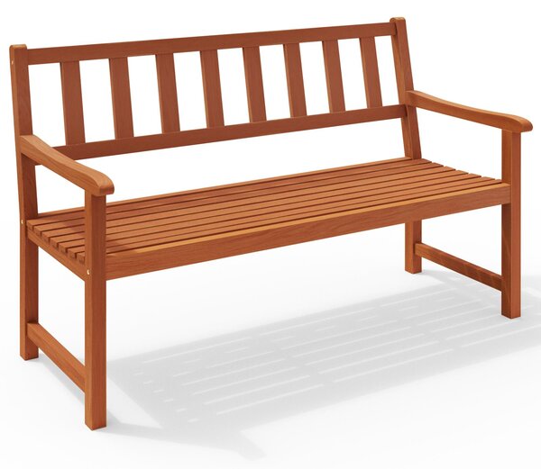 Casaria Panchina da Giardino Kensington in Legno D'Acacia Resistente 120x90x58 cm Panchina da Parco 2 Posti