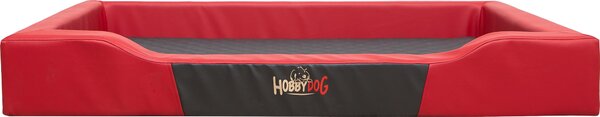 Cuscino per cani Cuscino per cani Letto per animali domestici Letto per gatti Cestino per cani Posto letto - Deluxe - 120 x 80 x 16 cm [Taglia: XXL] - Rosso