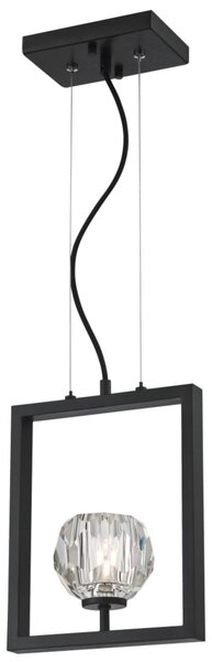 Lampada a sospensione monolampada Zoa Gun Metal