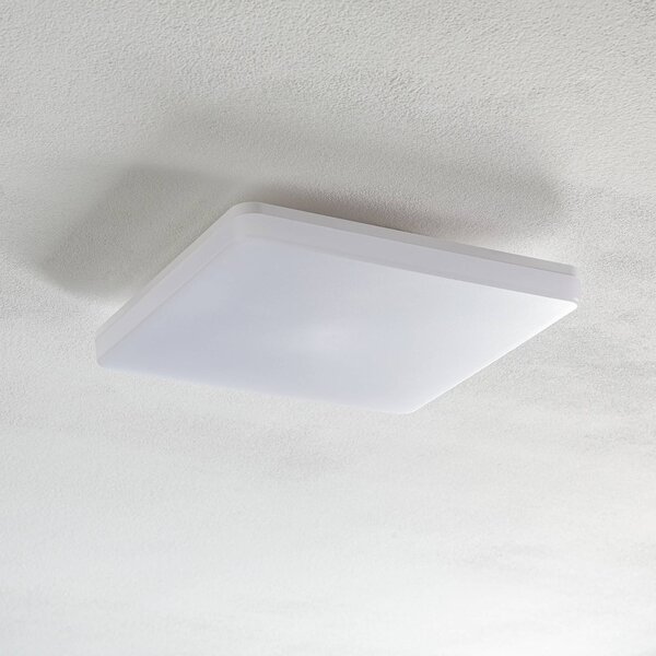 Heitronic Plafoniera LED a sensore Pronto, 33x33cm Pronto, Bianco / Opale, Plastica, Moderno, Plafoniere LED