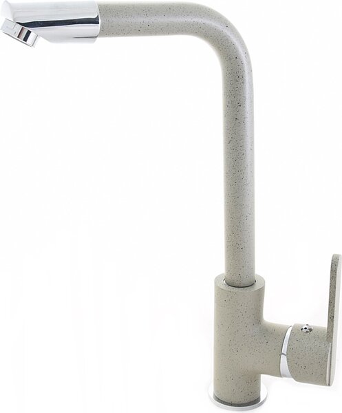 Granitan | MOVE - Miscelatore da cucina - Orientabile a 360° - Grigio - Ottone - Carica in Vetroceramica