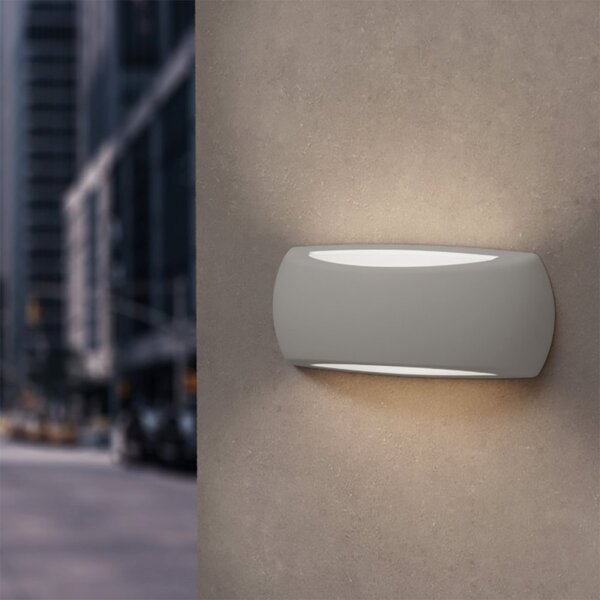 Applique esterno resina top light alassio ap gr e27 led ip66 - Top Light