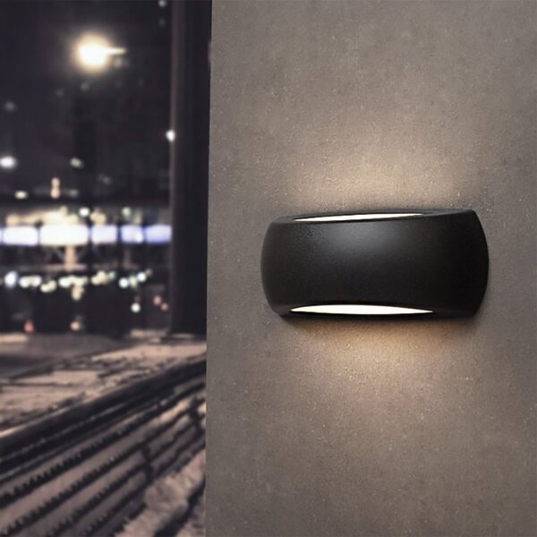 Applique esterno resina top light alassio ap ne e27 led ip66 - Top Light