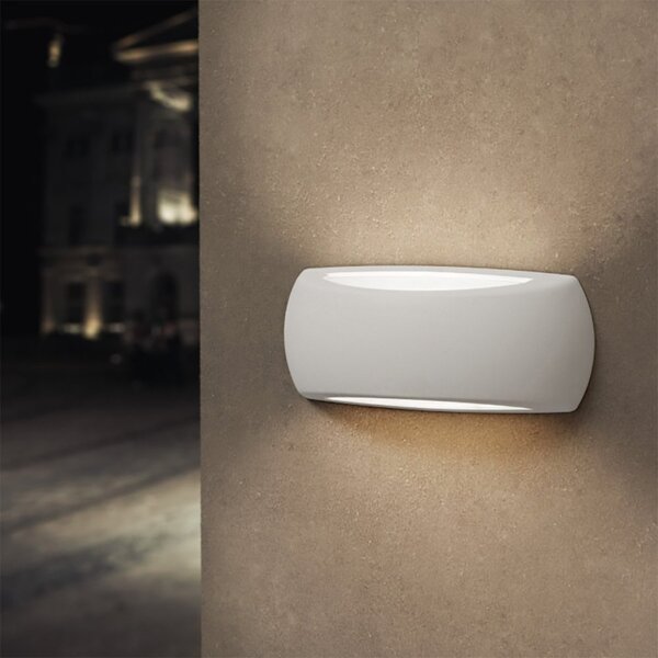 Applique esterno resina top light alassio ap bi e27 led ip66 - Top Light