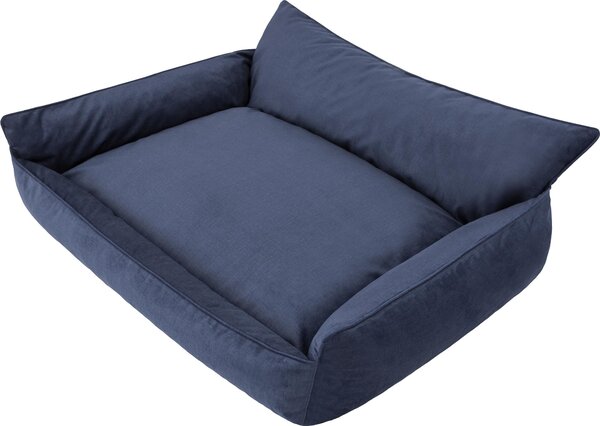 Lettino per cani - Joker 65x50cm - comodo cuscino per cani con schienale rialzato e sfoderabile | Tessuto fantasia | PillowPrim