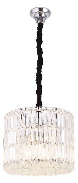 Lampadario PUCCINI cromato 10xE14x40W in metallo, dimensioni: 120x40x40 cm, IP20, Maxlight