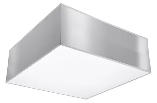 Lampada da soffitto HORUS grigio 1xE27 15W PVC 11x25x25cm Sollux Lighting