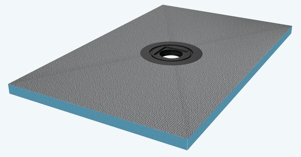 Doporro Piatto Doccia Pronto da Piastrellare in Estruso Rigida Polistirene Tagliabile per Bagno Dimensione 75x120x4 cm