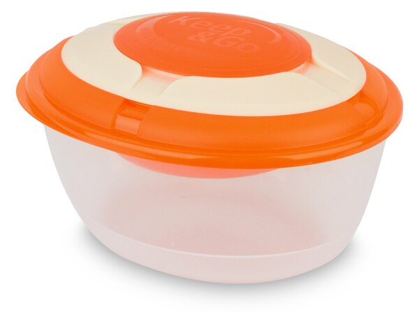 Contenitore Porta Pranzo con Gel Refrigerante Clado-Freddo Arancione
