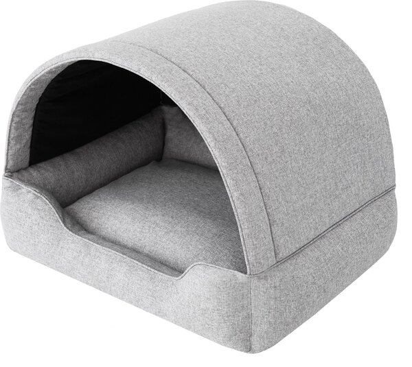 Lettino per cani, casetta per cani in tessuto, grotta per gatti, cuccia per cani, cestino per cani, sdraio per cani, posti letto, mobili per animali, divano per cani, frassino, L: 60x47 cm