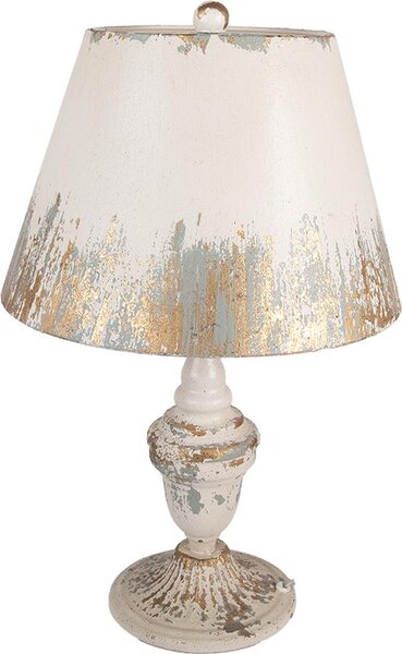 Lampada da tavolo Clayre & Eef Ø 36x55 cm Metallo beige